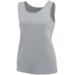 Augusta Sportswear 1705 Women's Training Tank Top in Silver Grey size XL | Polyester