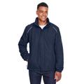 CORE365 88224T Men's Tall Profile Fleece-Lined All-Season Jacket in Classic Navy Blue size Large/Tall | Polyester