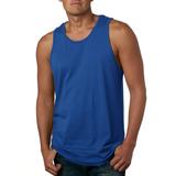 Next Level 3633 Men's Cotton Tank Top in Royal Blue size Medium | Ringspun NL3633