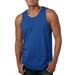 Next Level 3633 Men's Cotton Tank Top in Royal Blue size Medium | Ringspun NL3633