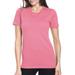 Next Level 6610 Women's CVC T-Shirt in Hot Pink size Small | Cotton/Polyester Blend NL6610