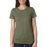 Next Level 6710 Women's Tri-Blend T-Shirt in Military Green size XL | Ringspun Cotton NL6710