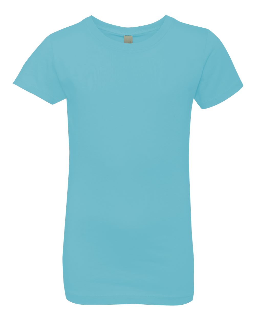 Next Level N3710 Girls’ Cotton Princess T-Shirt in Cancun size Small | combed ringspun cotton fine jersey 3710, NL3710