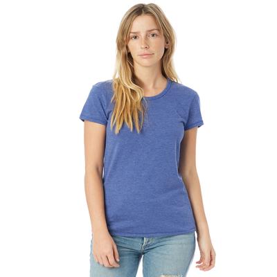 Alternative 05052BP Women's Keepsake Vintage Jersey T-Shirt in Royal Blue size Large | Cotton Polyester AA5052, 5052