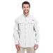 Columbia 7048 Men's Bahama II Long-Sleeve Shirt in White size XL | Cotton/Nylon Blend 101162