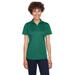 UltraClub 8425L Women's Cool & Dry Sport Performance Interlock Polo Shirt in Forest Green size 2XL | Polyester