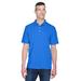 UltraClub 8445 Men's Cool & Dry Stain-Release Performance Polo Shirt in Royal Blue size Large | Polyester