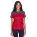 CORE365 CE101W Women's Balance Colorblock Performance PiquÃ© Polo Shirt in Classic Red/Carbon size Medium | Polyester
