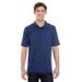Hanes 055P Men's 6.5 oz. X-Temp PiquÃ© Short-Sleeve Polo with Fresh IQ Shirt in Navy Blue size Medium | Cotton/Polyester Blend