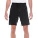 Burnside B9371 Men's Dobby Stretch Board Short in Black size 40 | Polyester/Spandex Blend 9371