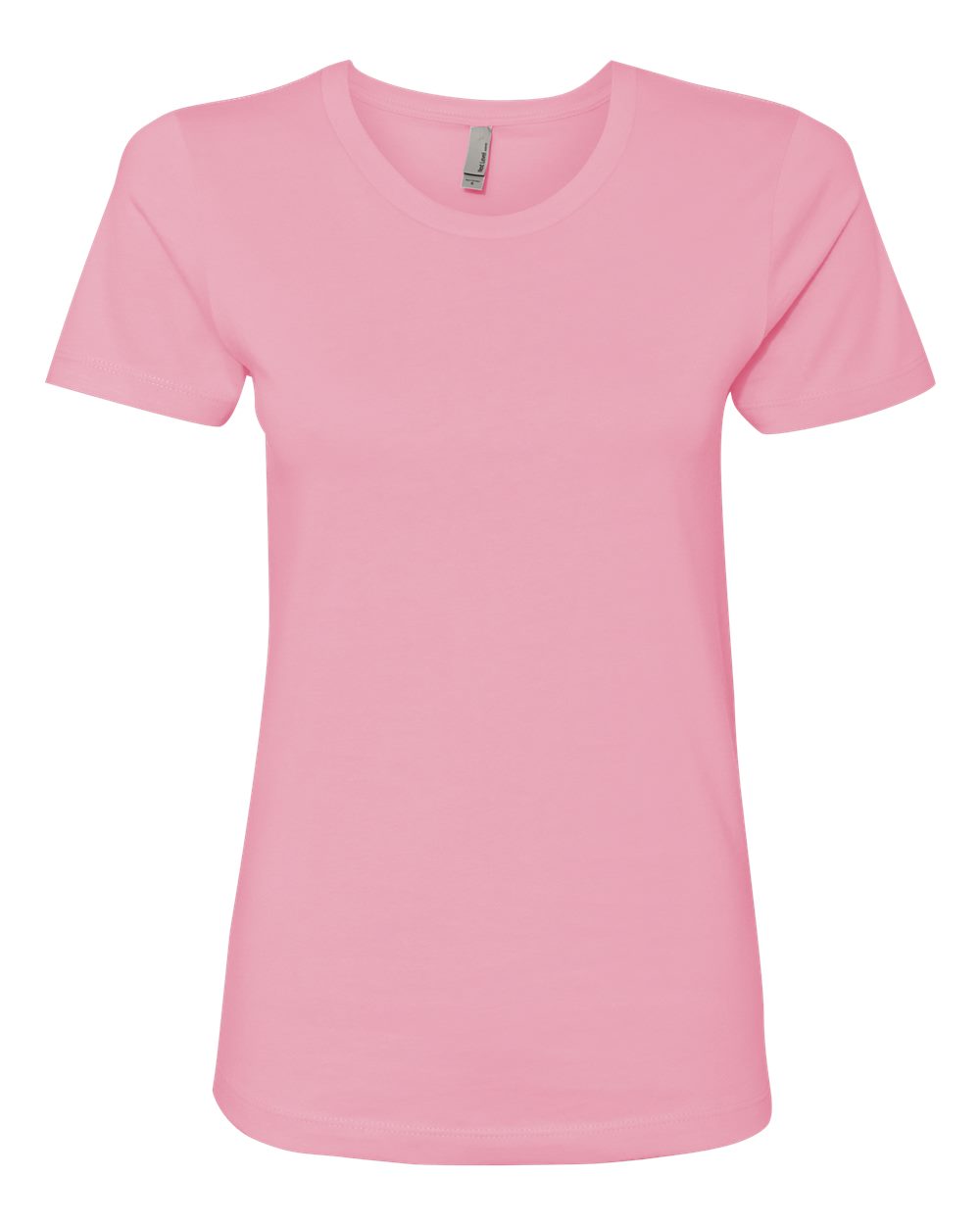 Next Level N3900 Women's Women’s Cotton T-Shirt in Light Pink size 2XL | combed ringspun cotton fine jersey 3900, NL3900