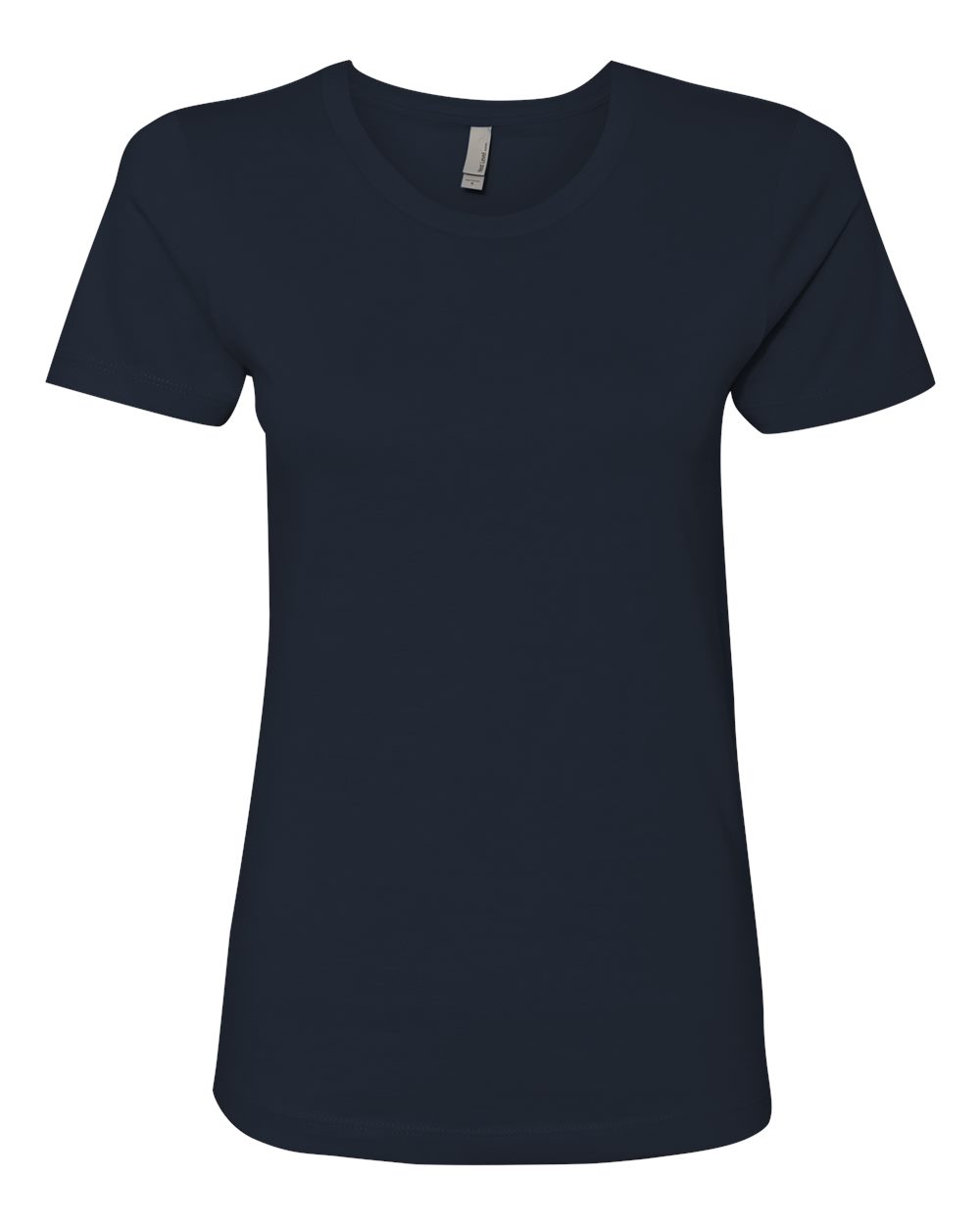 Next Level N3900 Women's Women’s Cotton T-Shirt in Midnight Navy Blue size 2XL | combed ringspun cotton fine jersey 3900, NL3900
