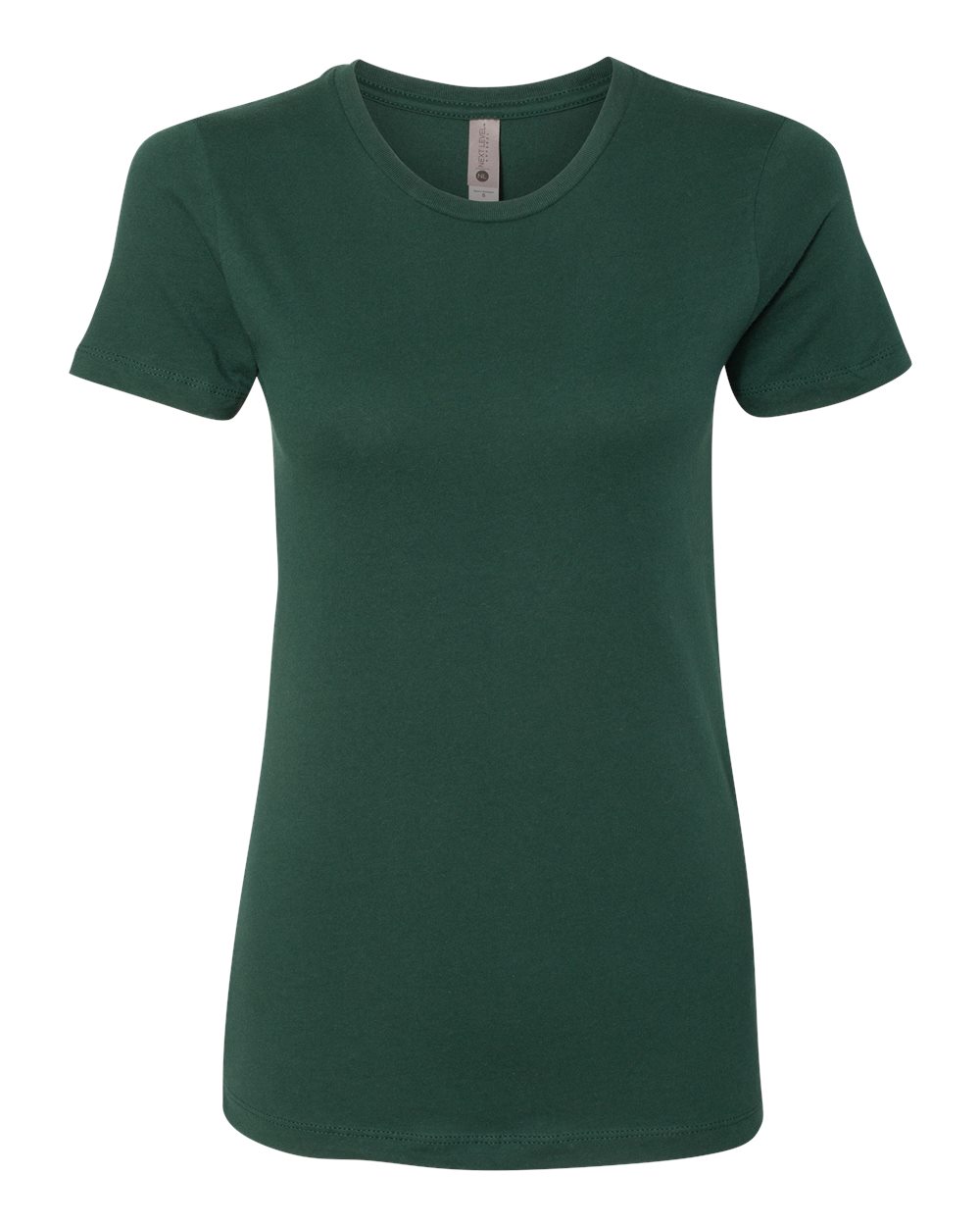Next Level N3900 Women's Women’s Cotton T-Shirt in Forest Green size 3XL | combed ringspun cotton fine jersey 3900, NL3900
