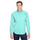 Columbia 7253 Men's Tamiami II Long-Sleeve Shirt in Gulf Stream size XL | Polyester 128606