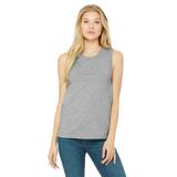 Bella + Canvas B6003 Women's Jersey Muscle Tank Top in Heather size XL | Ringspun Cotton 6003, BC6003