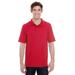 Hanes 055P Men's 6.5 oz. X-Temp PiquÃ© Short-Sleeve Polo with Fresh IQ Shirt in Deep Red size XL | Cotton/Polyester Blend