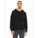 Bella + Canvas 3729 Sponge Fleece Pullover DTM Hoodie in Black size Medium | Cotton/Polyester Blend B3729, BC3729