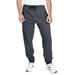 Jerzees 975MPR Adult Nublend Jogger Pant in Black Heather/Black size Large | Fleece 975MP