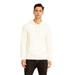 Next Level 9303 Santa Cruz Pullover Hooded Sweatshirt in Natural size Medium | Cotton/Polyester Blend NL9303