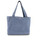 Liberty Bags 8870 Men's Seaside Cotton Canvas 12 oz. Pigment-Dyed Boat Tote Bag in Blue Jean LB8870