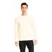 Next Level 9001 Long-Sleeve Crew with Pocket T-Shirt in Natural size 2XL | Cotton/Polyester Blend NL9001