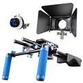 Walimex Pro Video Rig Set Advanced (Video Rig, Matte Box Sonnenblende, Follow Fokus)