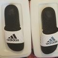 Adidas Shoes | Adidas Slip On Shoe/Slides | Color: Black/White | Size: 6