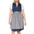 Stockerpoint Damen Dirndl Amalie2 Kleid für besondere Anlässe, dunkelblau-grau, 38