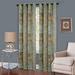 Wide Width Vogue Grommet Window Curtain Panel by Achim Home Décor in Blue (Size 50" W 63" L)