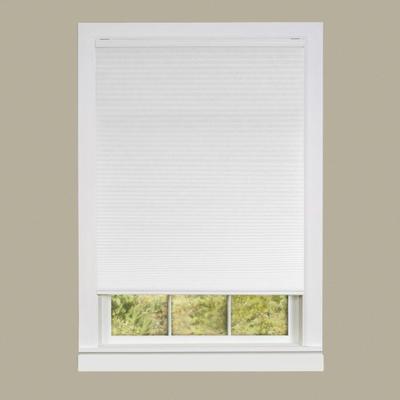 Wide Width Cordless Honeycomb Cellular Pleated Shade by Achim Home Décor in White (Size 36