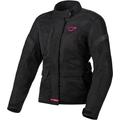 Macna Beryl-E Damen Motorrad Textiljacke, schwarz-pink, Größe L