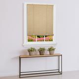 Wide Width Cordless Veranda Vinyl Roll-Up Blind by Achim Home Décor in Desert Almond (Size 30" W 72" L)