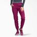 Dickies Women's Dynamix Jogger Scrub Pants - Wine Size XS (L10001)