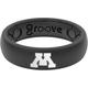 Women's Groove Life Black Minnesota Golden Gophers Thin Ring