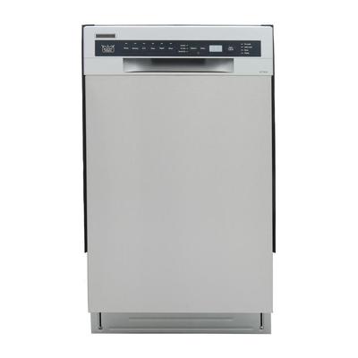 Kucht Pro-Style 18 in. Front Control Tall Tub Dishwasher in Stainless Steel, Stainless Steel Tub and