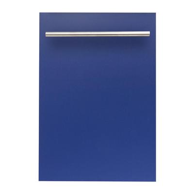 ZLINE Kitchen and Bath 18 in. Top Control Dishwasher in Blue Matte with Stainless Steel Tub and Mode