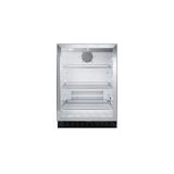 Summit SCR2464 4.8 Cu. Ft. Built-in Refrigerator Stainless Steel screenshot. Refrigerators directory of Appliances.