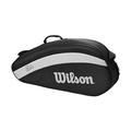 Wilson Schlägertasche Fed Team, Bis zu 3 Schläger, schwarz/weiß, WR8005801001