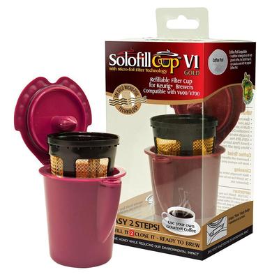 Solofill Refillable Reuseable K-Cup for Keurig Vue Brewer
