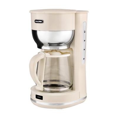 KALORIK Retro 10-Cup Cream Drip Coffee Maker, Ivory