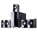 beFree Sound 5.1 Channel Surround Sound Bluetooth Speaker System in Black