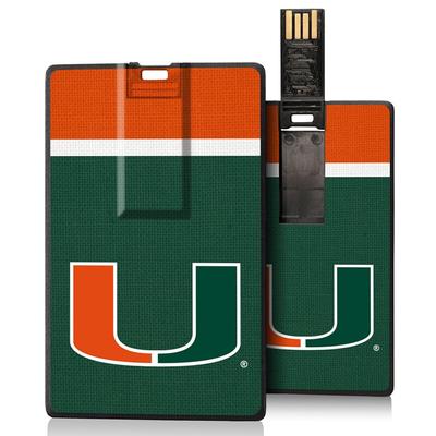 Miami Hurricanes 16GB Credit Card USB Flash Drive