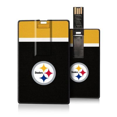 Pittsburgh Steelers Striped Credit Card USB Drive