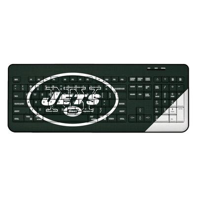 New York Jets Diagonal Stripe Wireless Keyboard