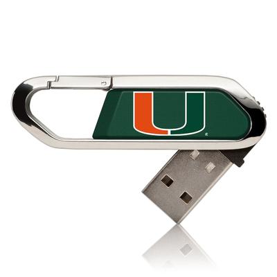 Miami Hurricanes 16GB Clip USB Flash Drive