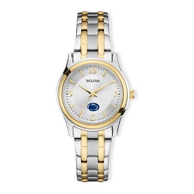 Penn State Nittany Lions Women's Classic Two-Tone Round Watch - Silver/Gold