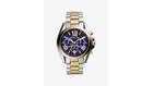 Michael Kors Oversized Bradshaw Two-Tone Watch Silver ONE SIZE
