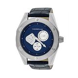 Morphic Men's M46 Series Stainless Steel Quartz Watch with Leather Strap, Navy, 20 (Model: MPH4603) screenshot. Watches directory of Jewelry.