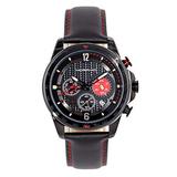 Morphic M88 Series Quartz Black Genuine Leather Strap Chronograph Men's Watch with Date MPH8806 screenshot. Watches directory of Jewelry.