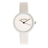 Crayo Unisex Blade White Leatherette Strap Watch 37mm - White screenshot. Watches directory of Jewelry.
